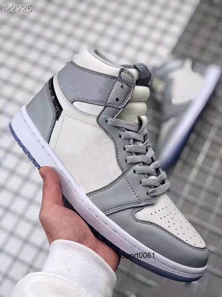 

оптовая 2020 новый og серый белый jumpman я 1s мужчины женщины высокие ботинки баскетбола retro открытые тренеры хорошие qaulitys бесплатная, Black