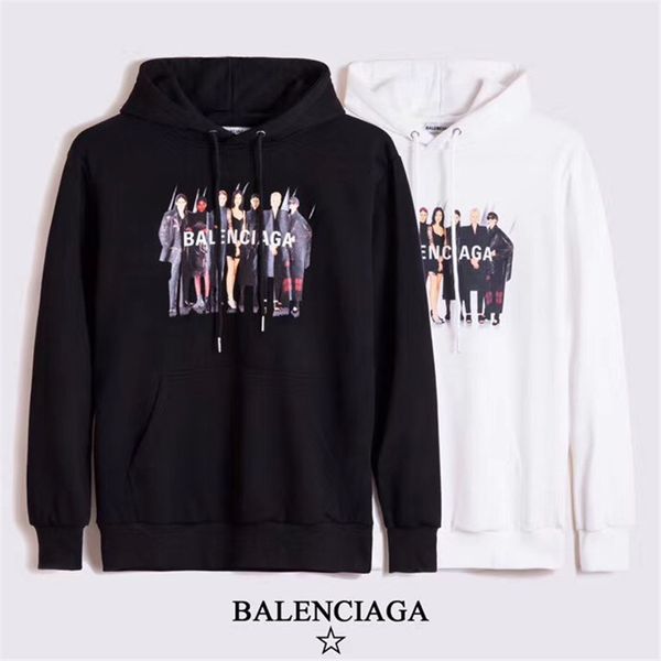 

brand new fashion designer clothing alphabet print assc anti social club men's and women's pullover hoodie sweater, Black