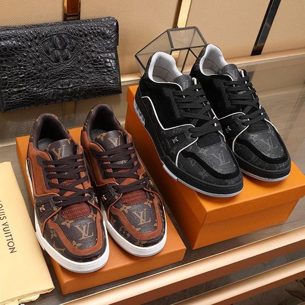 

luxury mens shoes fashion trainer sneaker sports breathable chaussures pour hommes lace -up new arrival men shoes casual tennis footwears