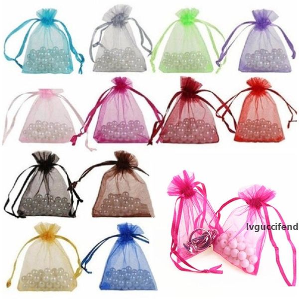 

10pcs organza gift bag large size 25x35 30x40 35x50cm pouches wedding pouches jewelry packaging bags 5z