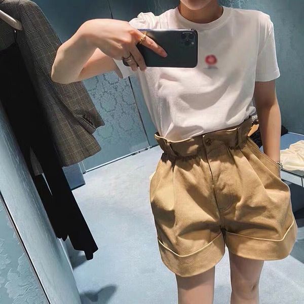 

2020 woman autumn summer designer luxury short pants, White;black