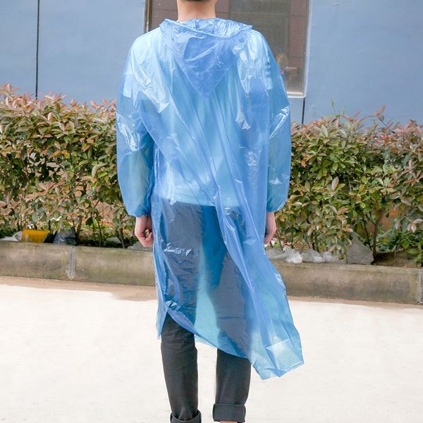 

sofx1 disposable single hiking suit portable outdoor poncho disposable raincoat single hiking raincoat suit portab, Black