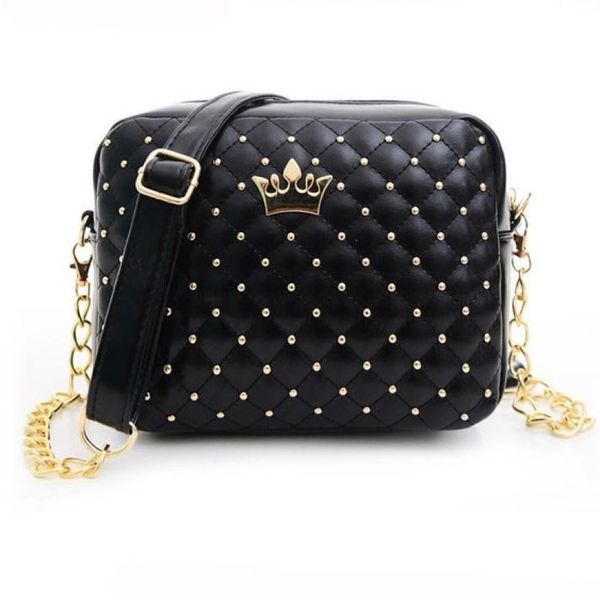

new trend women handbags rivet shoulder bag large capacity coin phone holder bags sac a main femme t2