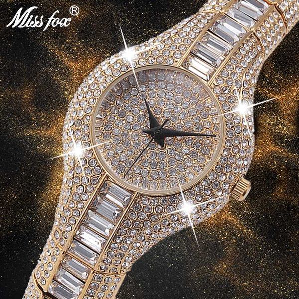 

missfox 30mm small womens watch shockproof waterproof luxury ladies ar metal watch bracelets rhinestone bu chinese watches, Slivery;brown