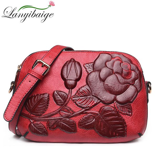 

chinese style vintage 3d rose flower small bags for women luxury handbags women bags designer 2020 messenger shoulder bag