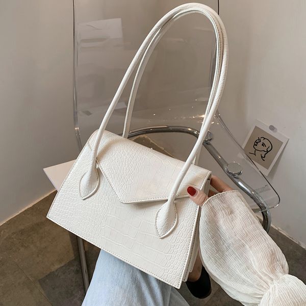 

crocodile pattern tote bag 2020 fashion new high-quality leather women's designer handbag high capacity shoulder bags armpit bag