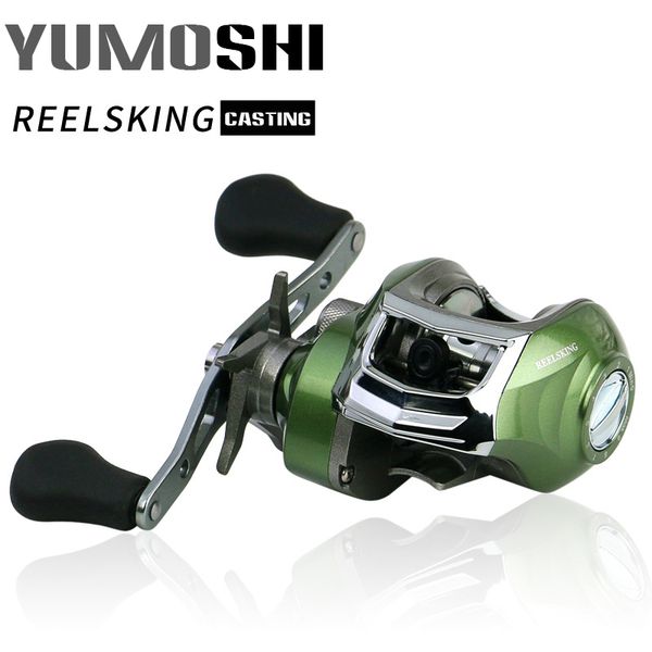 

reelsking 17+1bb fishing reel carbon fiber baitcasting reel weightlight reel fishing 7.1:1 high speed sea fishing