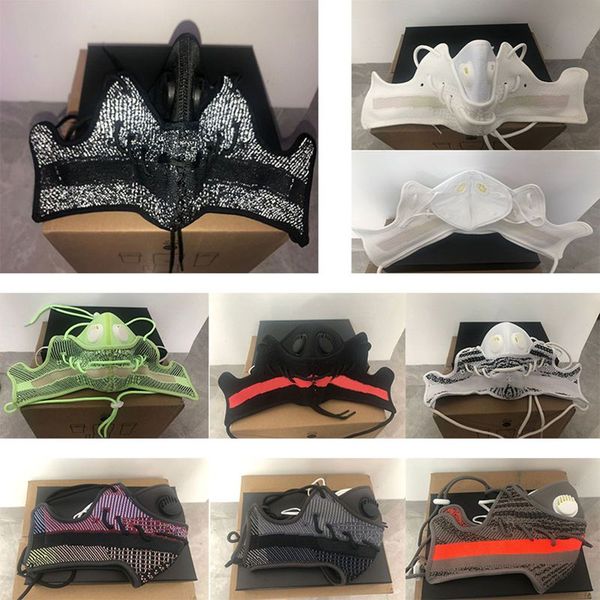 

veil reusable pm3.0 v2 dustproof designer face mask kanye west beluga zebra washable kanye masks running riding bike mask 45sda, Black