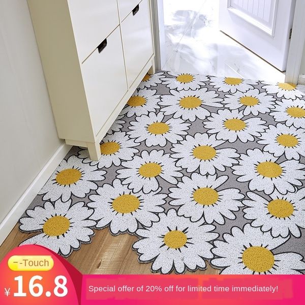 

small daisy internet celebrity home entrance non-slip porch door door non-slip mat entry mat can be cut