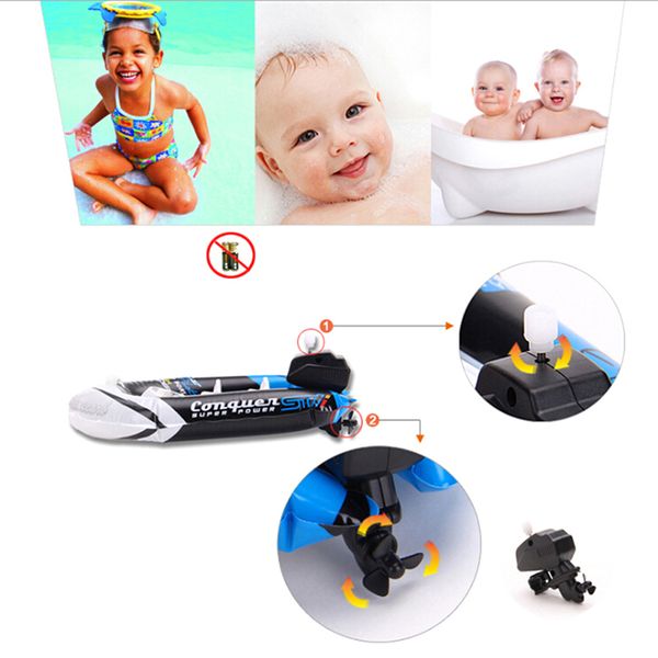 

Wholesale Kid Baby Clockwork Wind Up Mini Inflatable Boat Ship Play Water Bathroom Shower Bath Toy