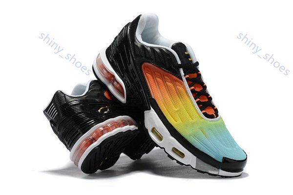 

nike tn plus sports shoes hot sale plus iii 3 tn мужчины tunen кроссовки моды классический открытый airs tn белый черный спорт shock кроссов, Black