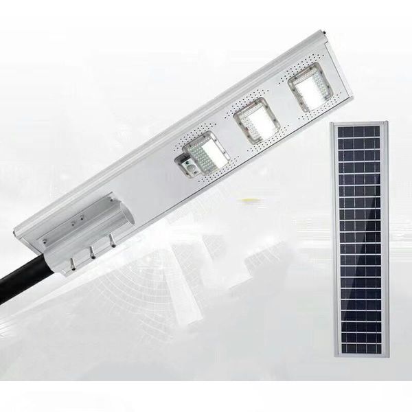 

3pcs lot 50w 100w 150w solar lamp motion sensor remote control outdoor lighting intergrated solar power led street light lamp