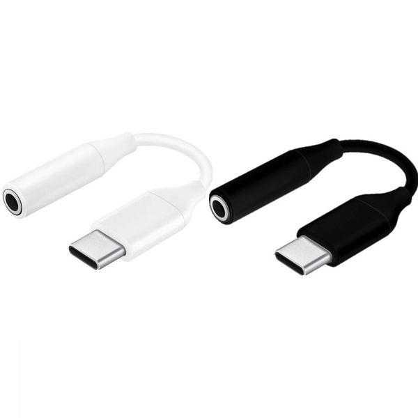 

type c to jack aux cables for samsung galaxy note 10 10 plus a80 a90 a60 otg adapter