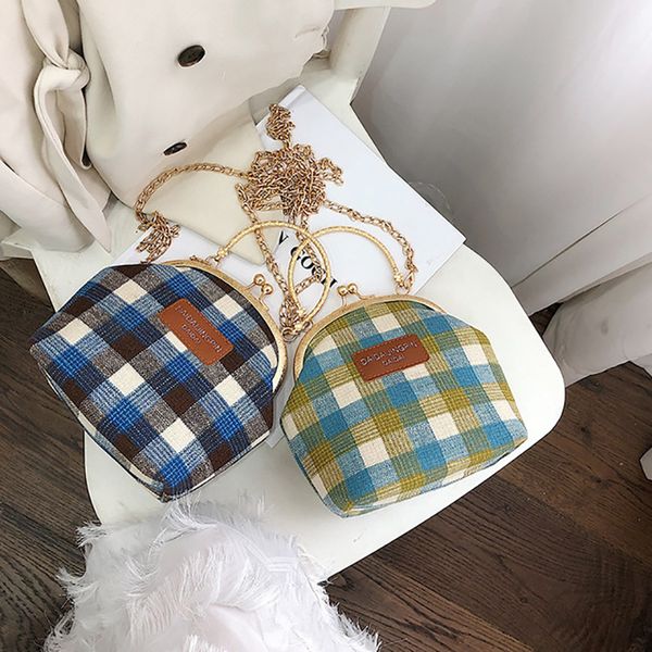 

new beach bags chains vintage handbag women retro clip shoulder bag luxury shell package crossbody bags brand clutch purse