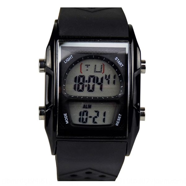 

o6nwc led aviation creative men's sports dashboard square led electronic aviation creative electronic watch men's sports dashboard, Blue