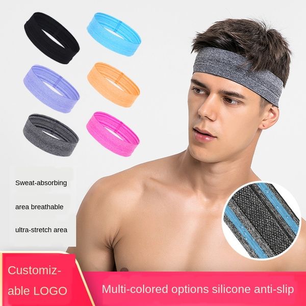 

sports head running non-slip anti-sweat yoga sweat-absorbing tide headscarf band hair bandheadscarf hair band, Yellow;black