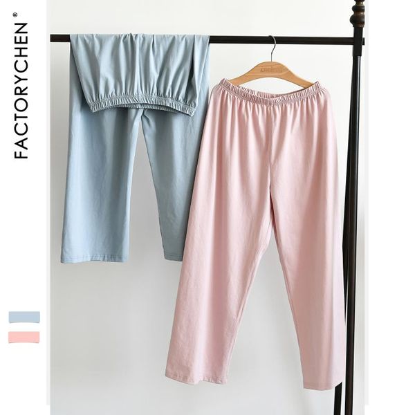 

outer wear loose and plus-sized elasticity cotton thin home loose pants sleep, Black;red