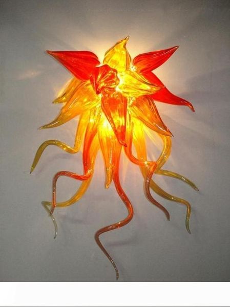 

mini size and hand blown glass pretty wall lamps modern crystal art wall sconce ce ul certificate smart glass wall art