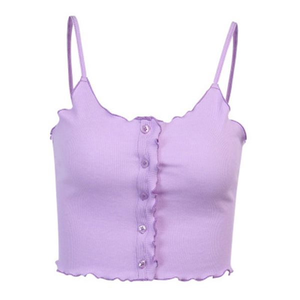 

2020 new summer autumn tube crop women bow tie strap ruched tank lettuce edge camis, Black;white