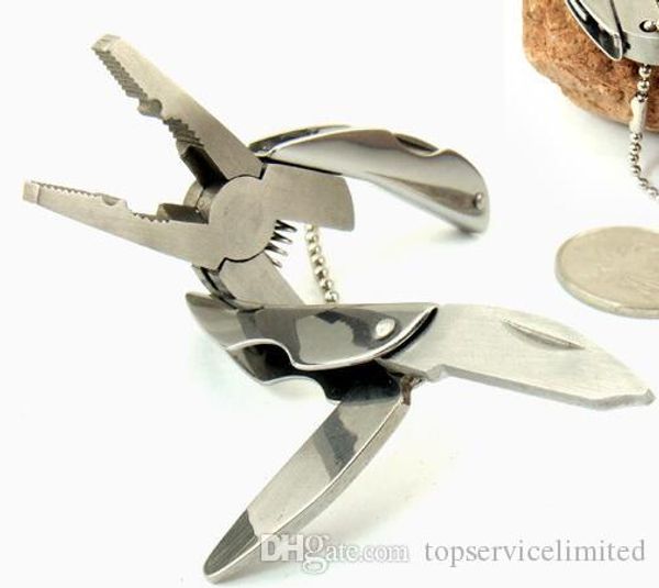 

pocket multi function tools set mini foldaway keychain pliers knife screwdriver
