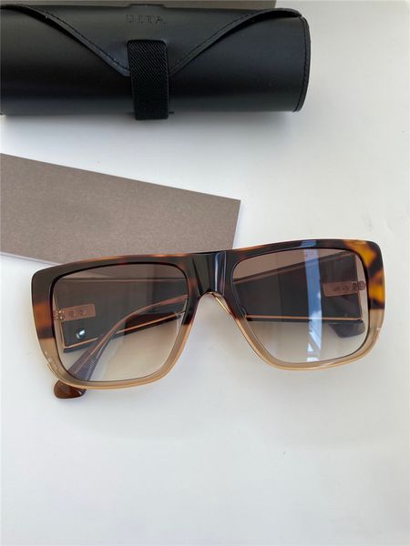 

women man square fashion sunglasses fashion inspired new authentic sunglasses dark tortoise frame new with box numd200714-4b, White;black