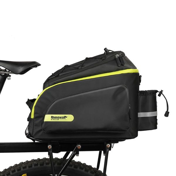 

17l водонепроницаемая сумка pannier плечевой ремень съемный отсек светоотражающие стойки сзади ствол tote сумка с дождем обложка