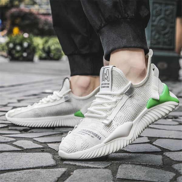 

knit casual shoes male summer breathable footwear 50% usa men fashion mesh outfits american slip-on leisure woven skater shoes, Black