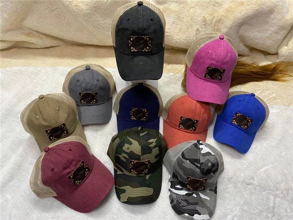 

brand baseball ball caps men women summer adults caps fashion ponytail visor cap outdoor sports real leather label peaked hats d7709, Yellow