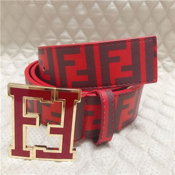 

men genuine leather designer letter printed belts women big buckles fen̴di g business f jeans fēndi dress strap 287, Silver
