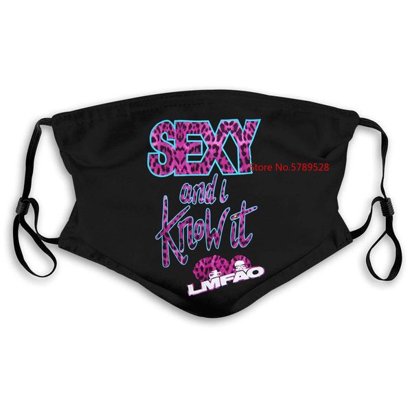 

lmfao fur and i know it black new official band merch summer mask women kids pm25 okthg