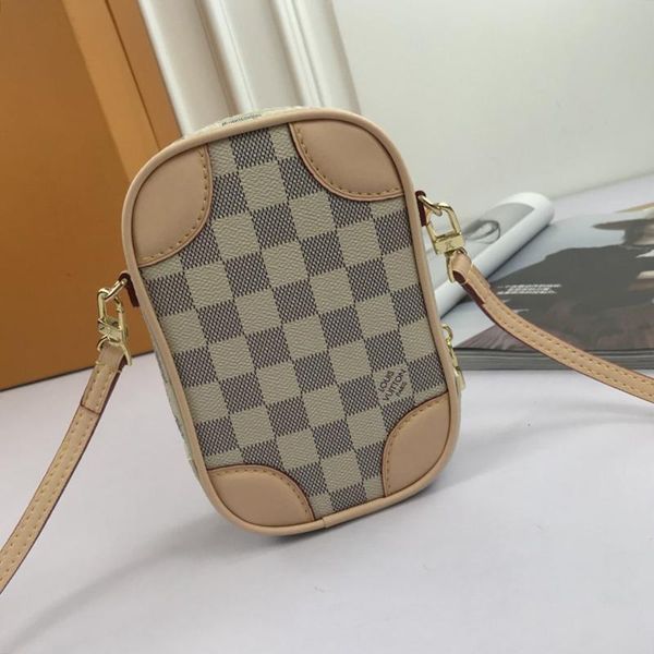 

luxury designer womens bag mini shoulder bags leather plaid crossbody bags bolso bandolera lady messenger bag simple style