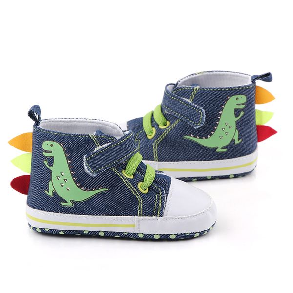 

newborn baby girls boys shoes soft dinosaur printing infant toddler soft bottom crib shoes first walking baby