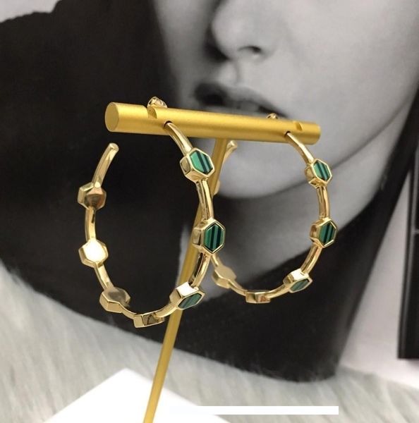 

women's jewelry early spring trend new earrings brass material avant-garde personality fashion simpleon, Golden;silver