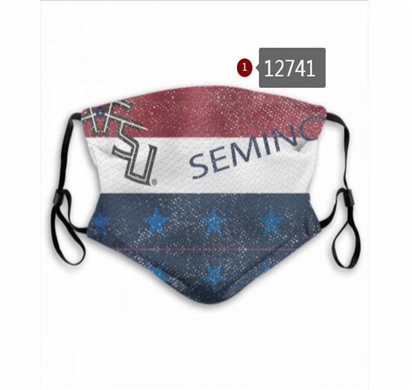 

ncaa florida state seminoles flag face covering washable adjustable reusable party safe outdoor sports dust proof breathable face masks