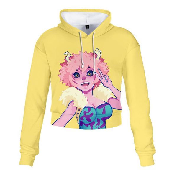 my hero academia crop hoodie