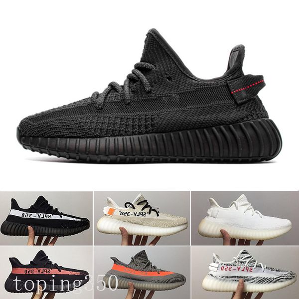 

2019 running shoes v2 kanye west men women zebra butter beluga 2.0 black white red pink designers trainer sport sneakers size 36-45 gg-5u