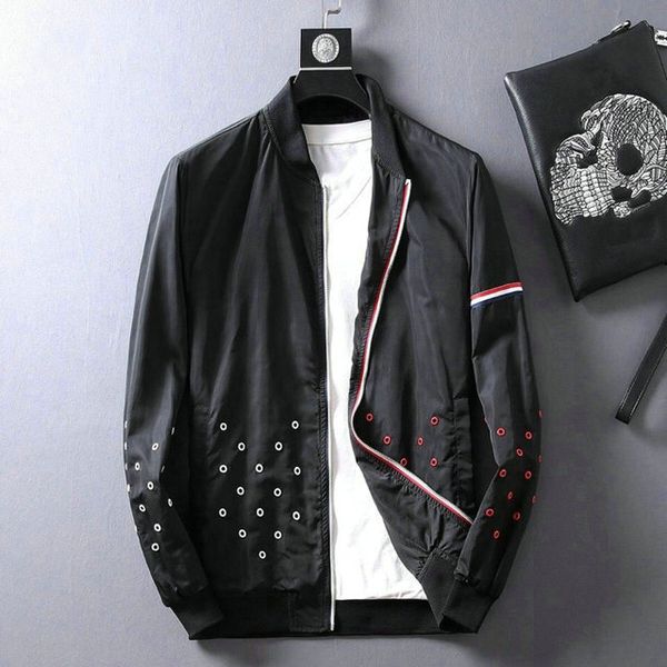 

2020 fashion- mens coat zipper fashion jackets slim fit casual streetwear blouson jacket autumn and winter tide clothings, Black;brown
