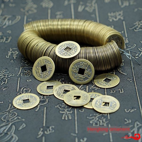 

pure copper brass the treasure of real house feng shui copper coins accessories five moneys metal accessories accessories, Silver