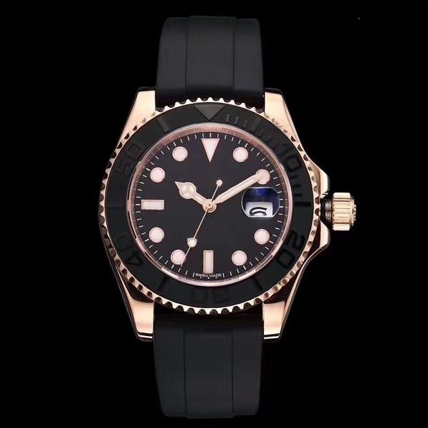 

men women fashion watch ym rose gold stainless steel design watches sapphire glass automatic movement mechanical watches clock, Slivery;brown