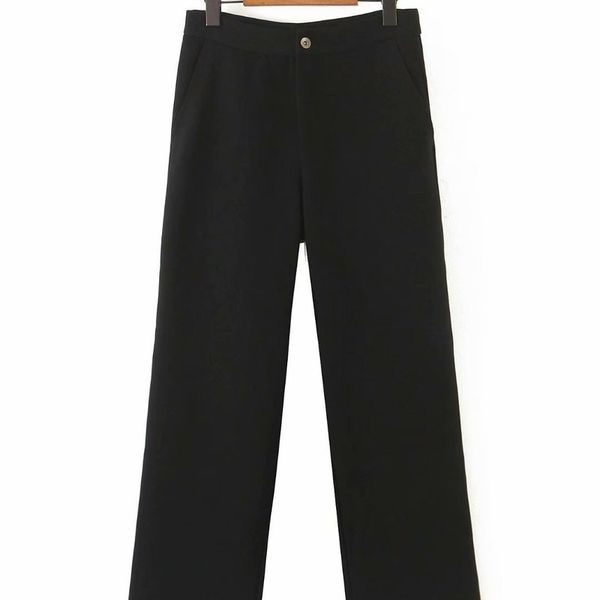 

xz - 2494, 2020 new summer in europe and the female nude slacks female trousers, Black;white