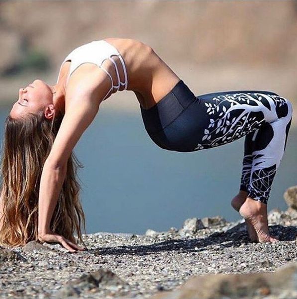 

printed slim fitness leggings women push up leggins clothing workout printing patchwork trousers broadcloth leggins leginy, Black