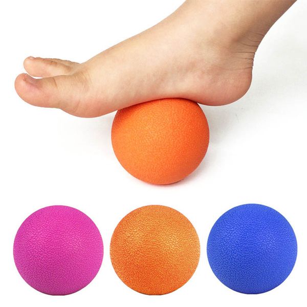 

lacrosse massage ball sport yoga gym balls tpe mobility trigger point body pilates fitness training neck pain muscle release