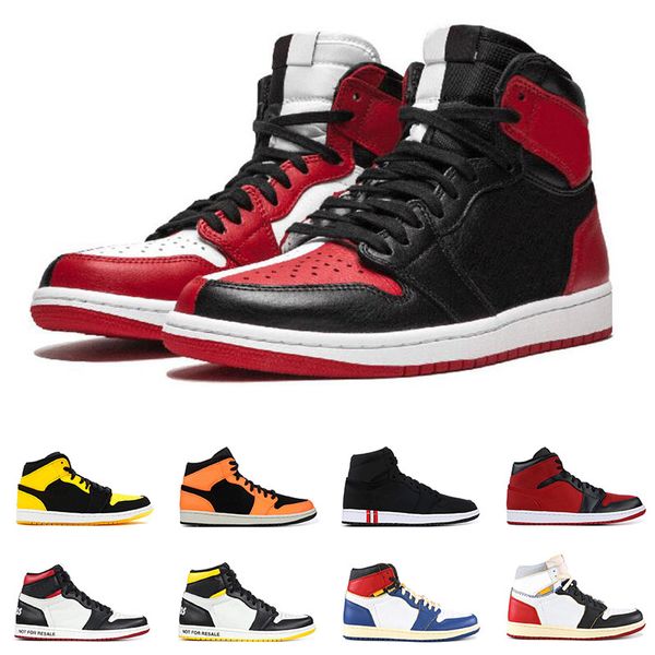 

1 obsidian men basketball shoes 1s black toe pine green unc shattered backboard 4 4s black cat neon white cement mens sport sneakers