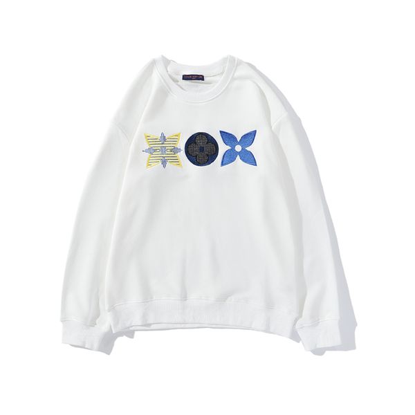 

20ss mens designer hoodies sweatshirts men womens o-neck hoodies streerwear designers pullovers long-sleeved national dancer letter, White;black