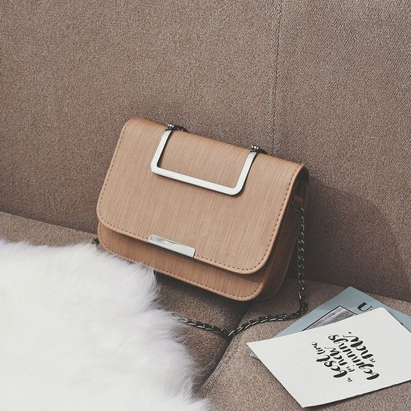 

muqgew plain womens bag fabric iron metal handle portable crossbody shoudler hasp handbag flap square bag messenger bag