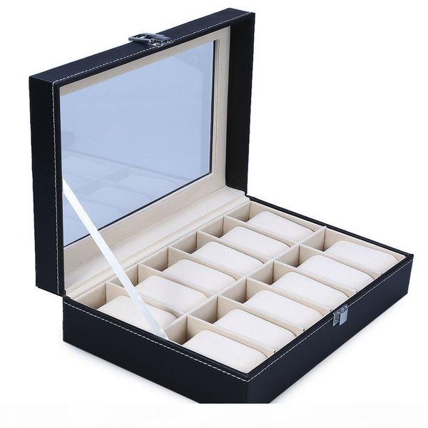 

2020 вокое каево кожа pu 12 ло наѬђне а диплей деѬжаел box дл Ѭанени, Black;blue