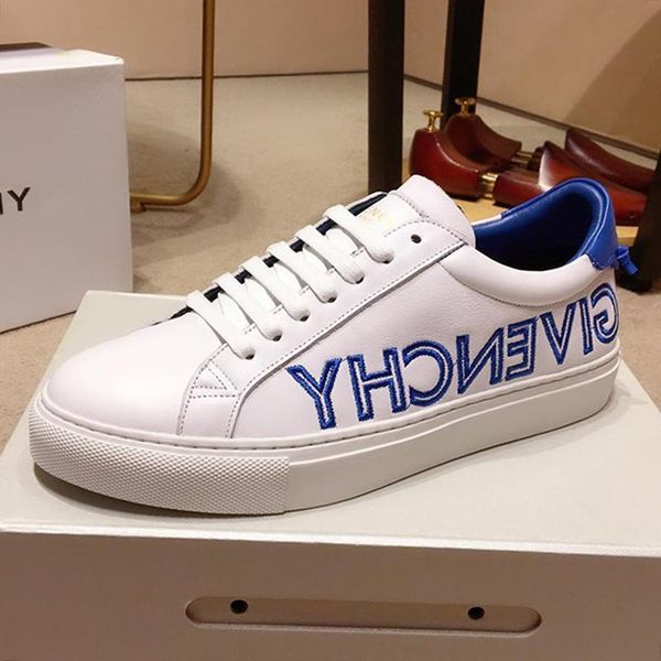 

reverse sneakers in leather new arrival men 's shoes vintage breathable shoes plus size lace -up casual fashion men shoes zapatos de h, Black