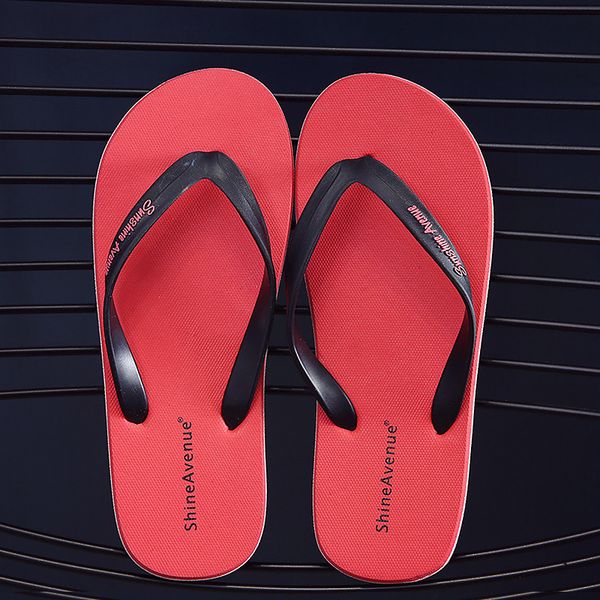 

мужские тапочки летняя мода вьетнамки мужчины крытый мягкие резиновые тапочки свет вес красные туфли для мужчин claquette homme, Black