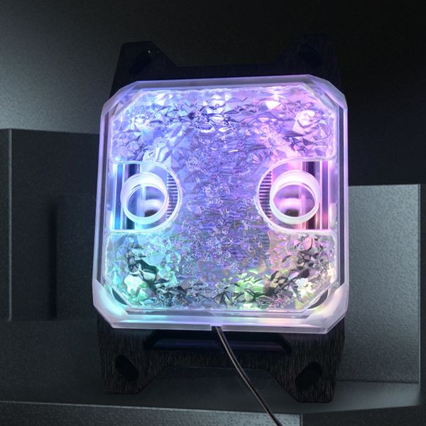 

syscooling pc water cooling amd cpu water block with rgb