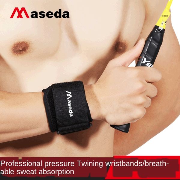 

ezp3x new sports protective wrist strap basketball protective wristband adjustable diving material wristband foot volleyball basketball spor, Black;red